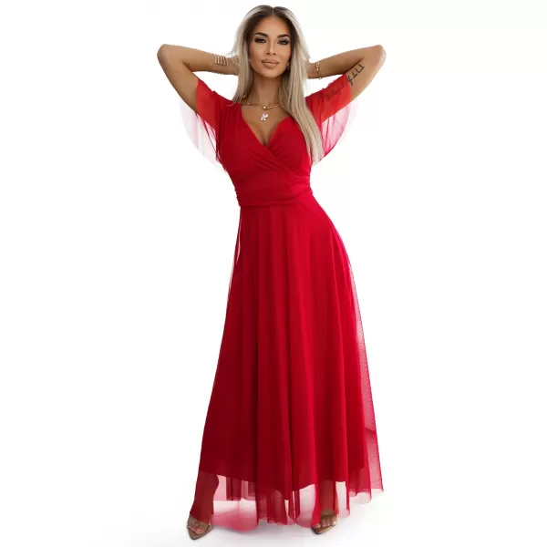  Rochie NUMOCO NASTIA 562-7 ROŞU 