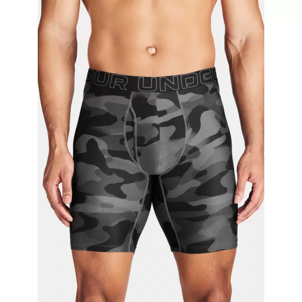  Boxeri pentru bărbați UNDER ARMOUR M PERF TECH NOV 9IN 1383881-001 NEGRU 