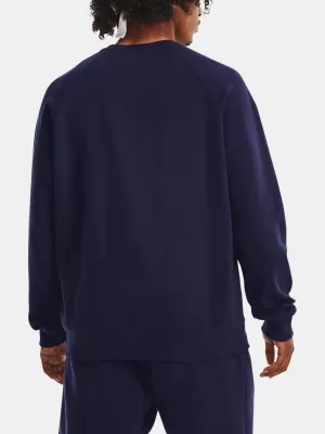 Hanorac pentru bărbați UNDER ARMOUR RIVAL FLEECE CREW 1379755-410 ALBASTRU