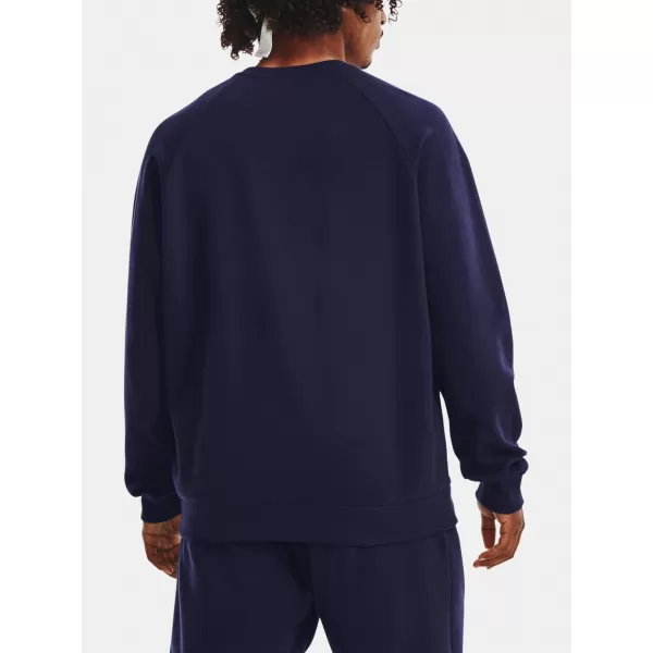 Hanorac pentru bărbați UNDER ARMOUR RIVAL FLEECE CREW 1379755-410 ALBASTRU 