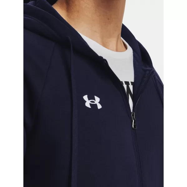  Hanorac pentru bărbați UNDER ARMOUR RIVAL FLEECE FZ HOODIE 1379767-410 ALBASTRU 