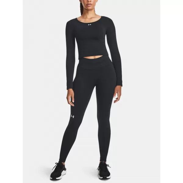  Tricou pentru femei UNDER ARMOUR TRAIN SEAMLESS LS 1379150-001 NEGRU 