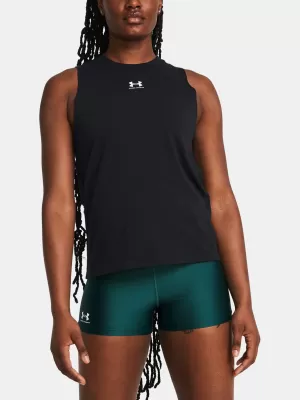 Maieu de damă UNDER ARMOUR CAMPUS MUSCLE TANK 1383659-001 NEGRU