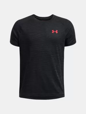 Tricou băieți UNDER ARMOUR TECH TEXTURED SS 1382790-003 NEGRU