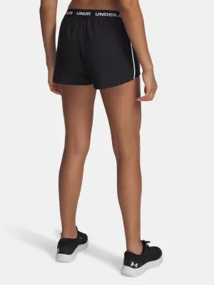 Pantaloni scurți de damă UNDER ARMOUR TECH PLAY UP SHORTS 1389882-002 NEGRU