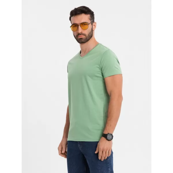  Cămaşă OMBRE OM-TSBS-0237 VERDE 
