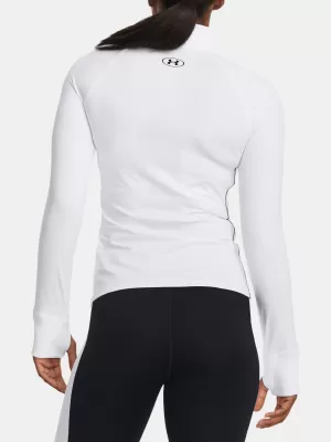 Tricou de damă UNDER ARMOUR TRAIN CW 1/2 ZIP 1379886-100 ALB