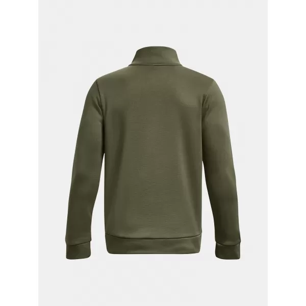  Hanorac pentru băiat UNDER ARMOUR ARMOUR FLEECE 1/4 ZIP 1373559-390 VERDE 