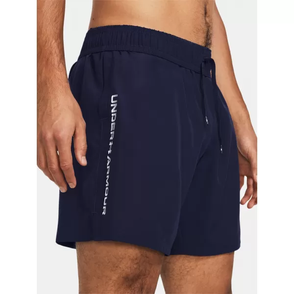  Pantaloni scurți pentru bărbați UNDER ARMOUR WOVEN WDMK SHORTS 1383356-410 ALBASTRU 