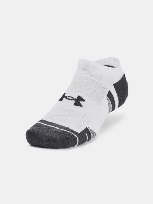 Șosete UNDER ARMOUR PERFORMANCE TECH NS (3 PÁRY) 1379503-100 ALB