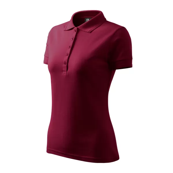  Tricou pentru femei cu guler ALTISPORT NoPrint NP/ALW012 GRANAT 
