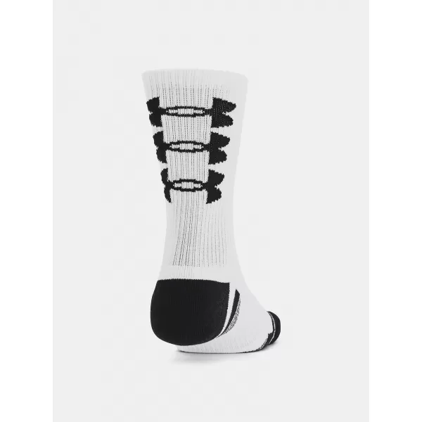  Șosete UNDER ARMOUR PERF TECH NOV CREW (3 PÁRY) 1379515-101 ALB 