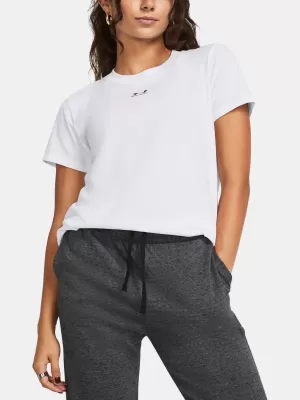 Tricou pentru femei UNDER ARMOUR CAMPUS CORE SS 1383648-100 ALB