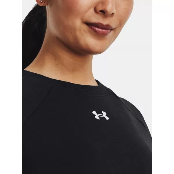  Hanorac de dama UNDER ARMOUR RIVAL FLEECE CREW 1379508-001 NEGRU 