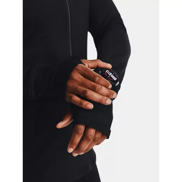  Tricou pentru femei UNDER ARMOUR QUALIFIER RUN 1/2 ZIP 1379349-001 NEGRU 