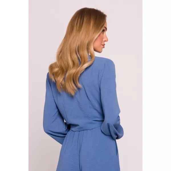  Crop top de damă MOE M861 BLUGI 