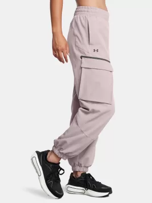 Pantaloni sport de damă UNDER ARMOUR UNSTOPPABLE CARGO PANT 1386481-015 GRI