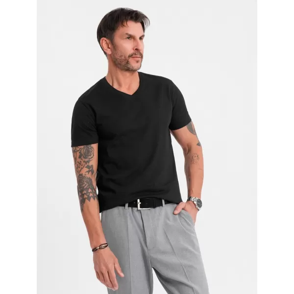  Cămaşă OMBRE OM-TSBS-0237 NEGRU 