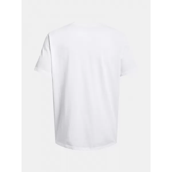  Tricou pentru bărbați UNDER ARMOUR HW ARMOUR LABEL SS 1382831-100 ALB 
