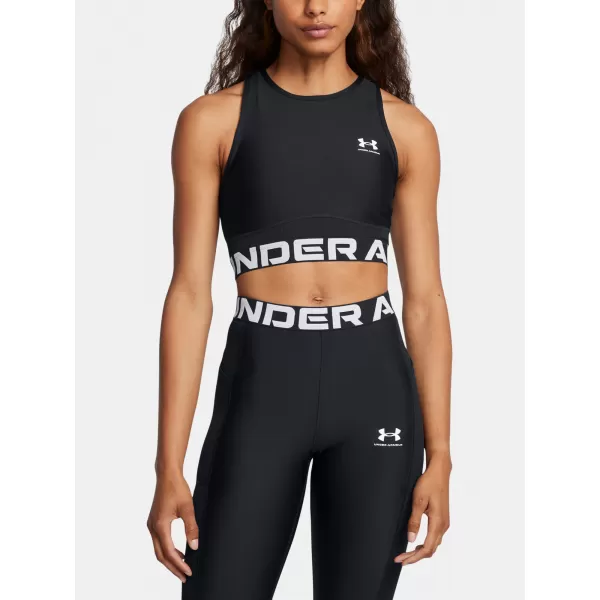  Maieu de damă UNDER ARMOUR HEATGEAR RIB TANK 1388694-001 NEGRU 