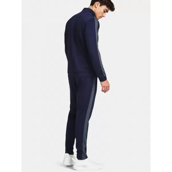  Set pentru bărbați UNDER ARMOUR KNIT TRACK SUIT 1357139-410 ALBASTRU 