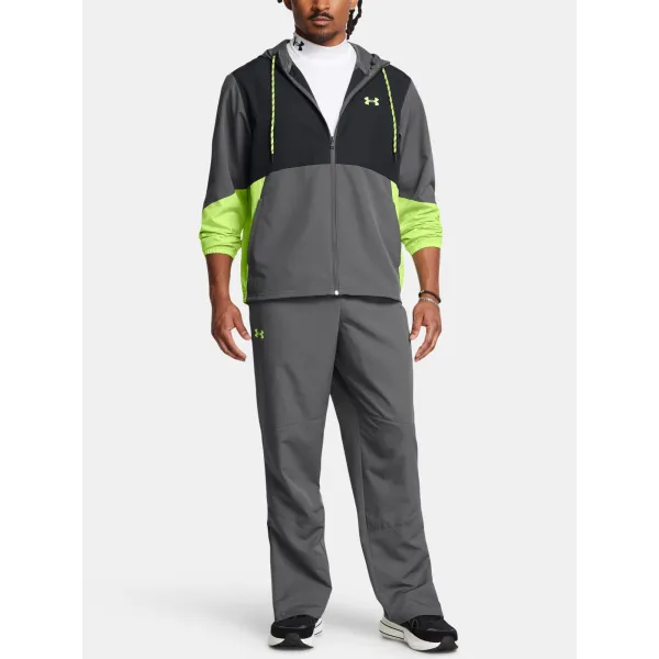  Pantaloni sport pentru bărbați UNDER ARMOUR ICON LEGACY WINDBKR PANT 1382876-025 GRI 