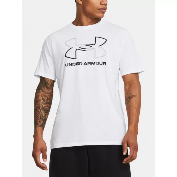  Tricou pentru bărbați UNDER ARMOUR GL FOUNDATION UPDATE SS 1382915-100 ALB 