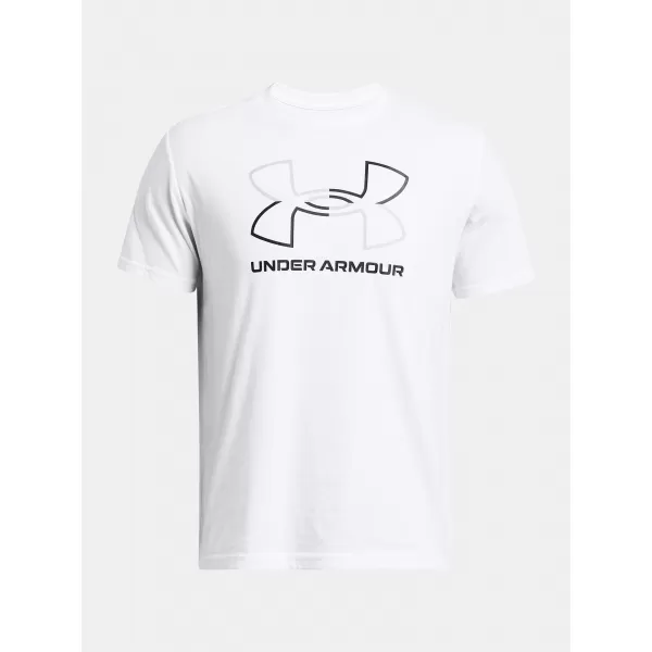  Tricou pentru bărbați UNDER ARMOUR GL FOUNDATION UPDATE SS 1382915-100 ALB 
