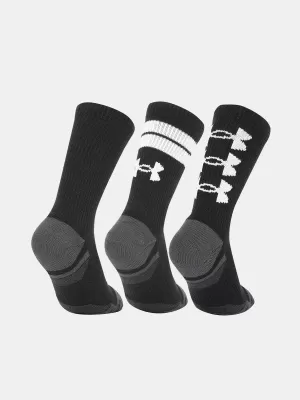 Șosete UNDER ARMOUR PERF TECH NOV CREW (3 PÁRY) 1379515-002 NEGRU
