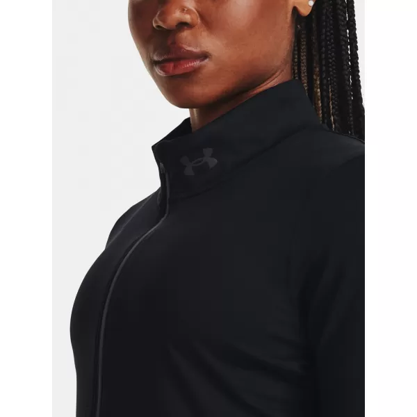  Tricou pentru femei UNDER ARMOUR QUALIFIER RUN 1/2 ZIP 1379349-001 NEGRU 