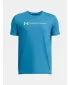 Tricou băieți UNDER ARMOUR B LOGO WORDMARK SS 1389963-452 ALBASTRU