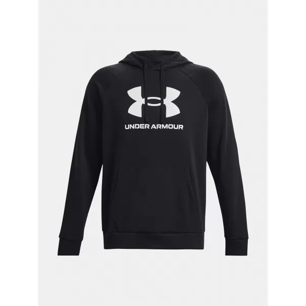  Hanorac pentru bărbați UNDER ARMOUR RIVAL FLEECE LOGO HD 1379758-001 NEGRU 