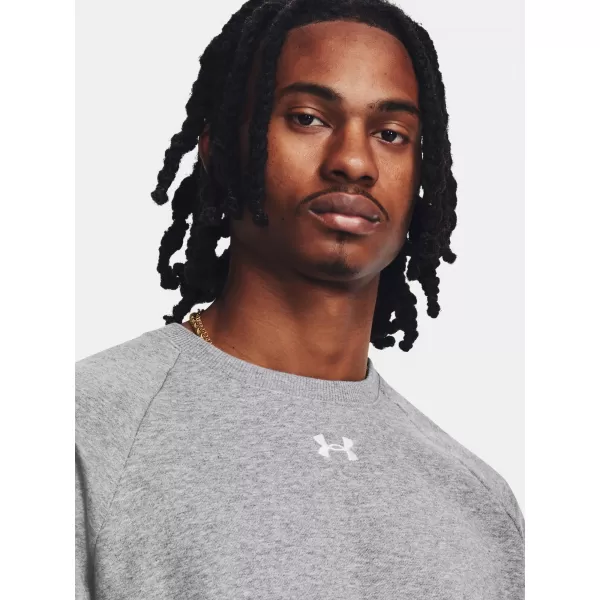  Hanorac pentru bărbați UNDER ARMOUR RIVAL FLEECE CREW 1379755-025 GRI 