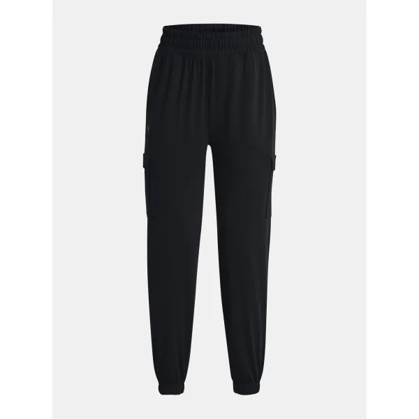  Pantaloni de trening pentru femei UNDER ARMOUR MERIDIAN CARGO JOGGER 1382524-001 NEGRU 