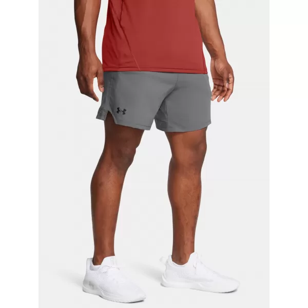  Pantaloni scurți pentru bărbați UNDER ARMOUR VANISH WOVEN 6IN SHORTS 1373718-027 GRI 