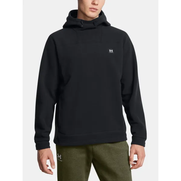  Hanorac pentru bărbați UNDER ARMOUR EXPANSE FLEECE HOODIE 1387571-001 NEGRU 