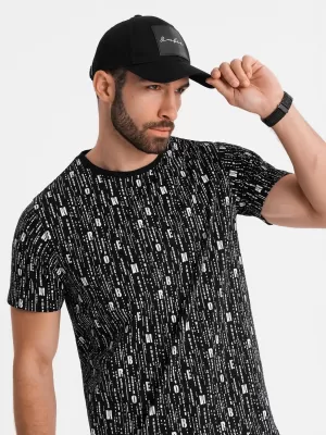 Cămaşă OMBRE OM-TSFP-0225 NEGRU