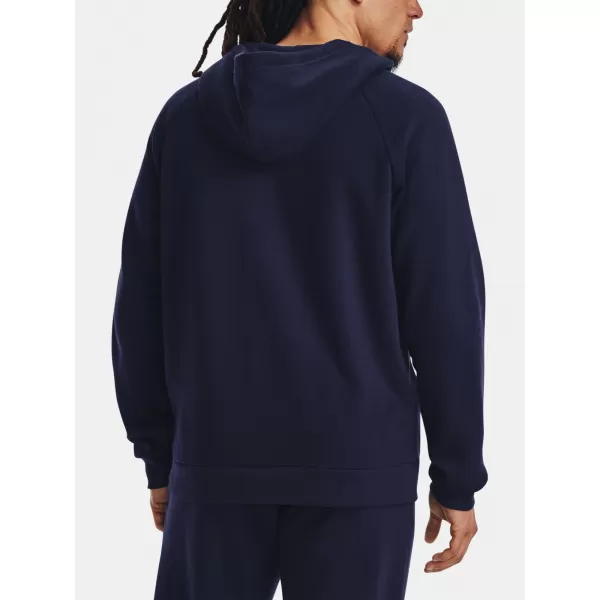  Hanorac pentru bărbați UNDER ARMOUR RIVAL FLEECE FZ HOODIE 1379767-410 ALBASTRU 