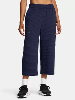 Pantaloni sport de damă UNDER ARMOUR UNSTOPPABLE FLC GRID CROP 1386492-410 ALBASTRU