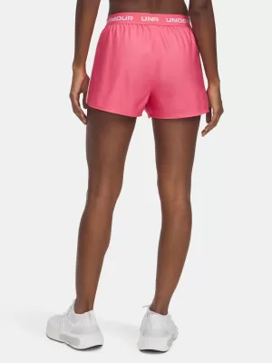 Pantaloni scurți de damă UNDER ARMOUR TECH PLAY UP SHORTS 1389882-672 ROZ