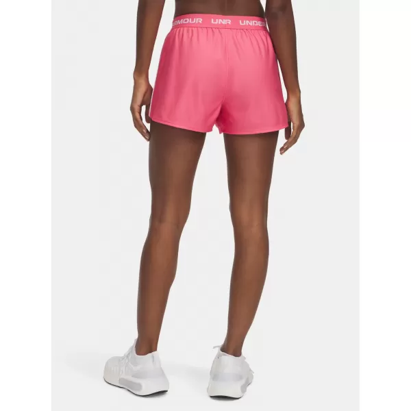  Pantaloni scurți de damă UNDER ARMOUR TECH PLAY UP SHORTS 1389882-672 ROZ 