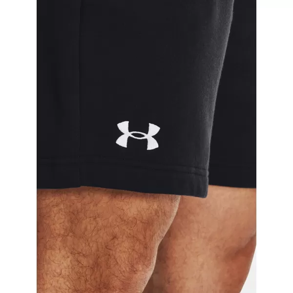  Pantaloni scurți pentru bărbați UNDER ARMOUR RIVAL FLEECE SHORTS 1379779-001 NEGRU 