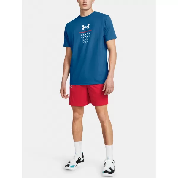  Pantaloni scurți pentru bărbați UNDER ARMOUR BASELINE SHORT 1383389-600 ROŞU 
