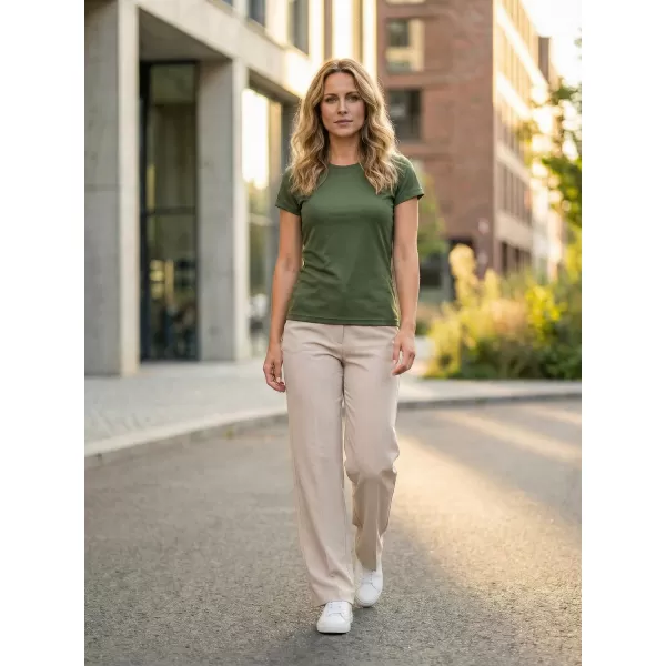  Tricou funcțional de damă ALTISPORT NoPrint NP/ALW041 KAKI 