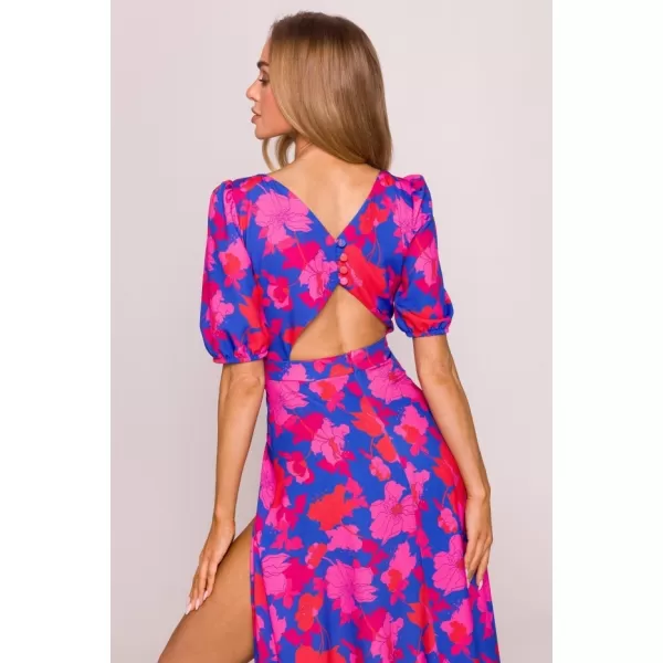  Rochie MOE M858 ROZ 