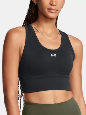 Sutien de damă UNDER ARMOUR VANISH SEAMLESS MID BRA 1384419-001 NEGRU