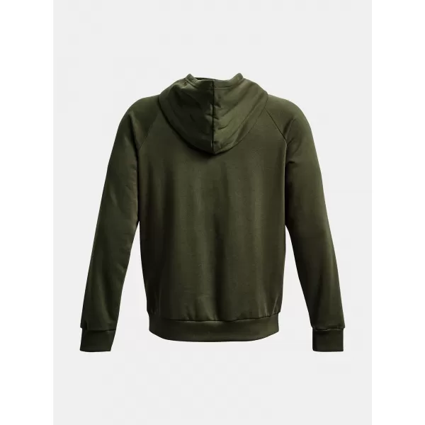  Hanorac pentru bărbați UNDER ARMOUR RIVAL FLEECE HOODIE 1379757-390 VERDE 