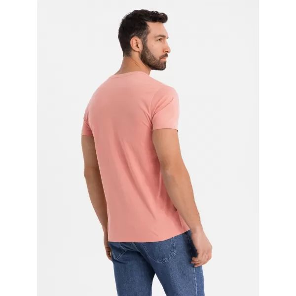  Cămaşă OMBRE OM-TSBS-0237 ROZ 
