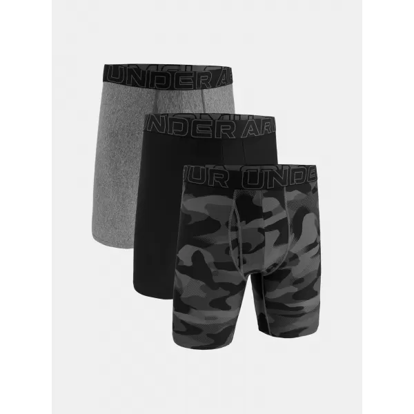 Boxeri pentru bărbați UNDER ARMOUR M PERF TECH NOV 9IN 1383881-001 NEGRU 