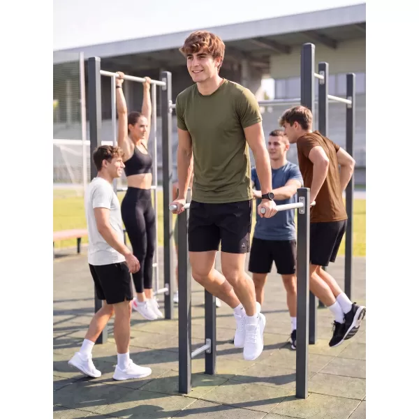  Tricou funcțional pentru bărbați ALTISPORT NoPrint NP/ALM421 MILITAR 